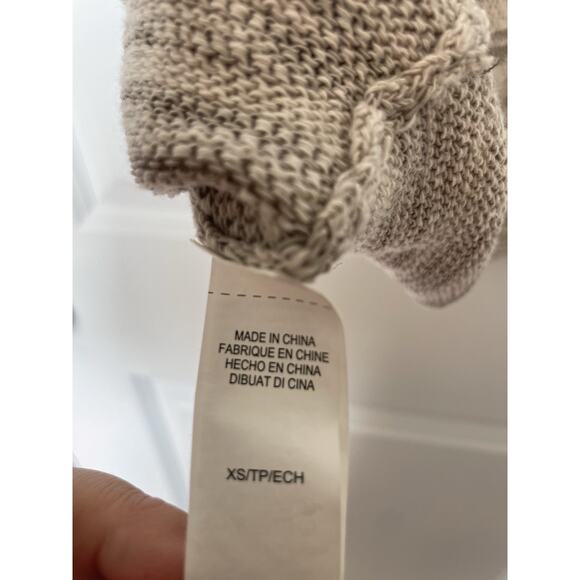 Lucky Brand Women’s Heathered Sweater Tank Crisscrossed Back Size XS Cozy Soft - Picture 5 of 6